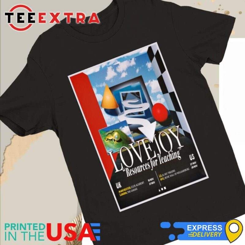 Official Lovejoy Band Resources For Teaching Tour 2024 Women Tee