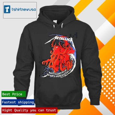 Official Metallica M72 East Rutherford NJ Day 2 Merch Tee M72 North American Tour On August 6 2023 At Metlife Stadium Two Sides Unisex Shirts hoodie