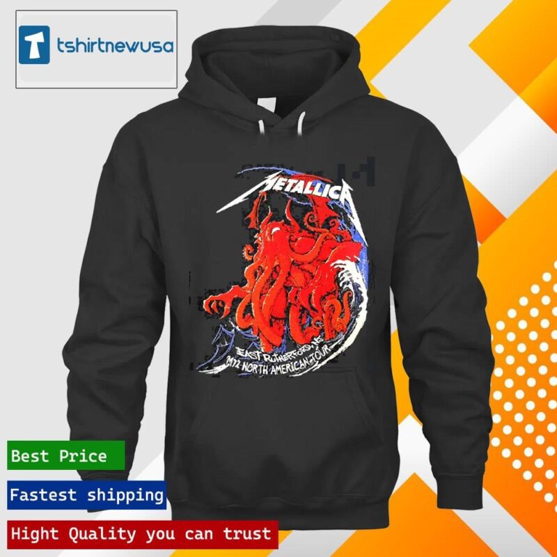 Official Metallica M72 East Rutherford NJ Day 2 Merch Tee M72 North American Tour On August 6 2023 At Metlife Stadium Two Sides Unisex Shirts hoodie
