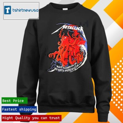 Official Metallica M72 East Rutherford NJ Day 2 Merch Tee M72 North American Tour On August 6 2023 At Metlife Stadium Two Sides Unisex Shirts longsleeve