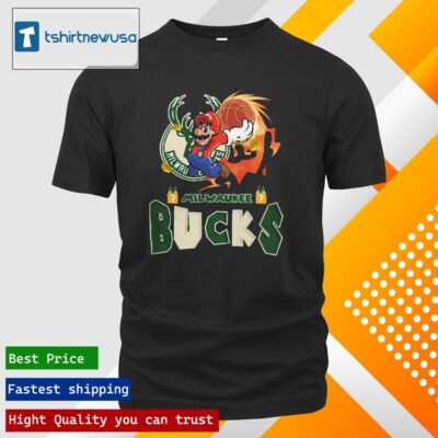 Original Super Mario X Milwaukee Bucks 2024 Shirt