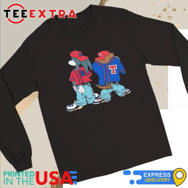 Official Vintage Looney Tunes Bugs Bunny Taz Aop 90s Long Sleeve Tee