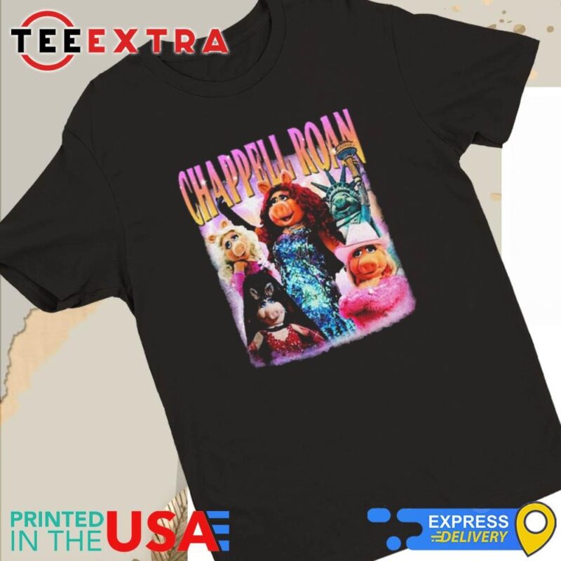 Official Chappell Roan x The Muppet T-Shirt Miss Piggy Chappell Roan Women Tee