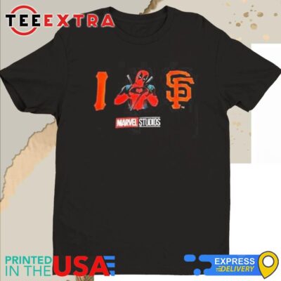 Official Deadpool I Love San Francisco Giants Shirt