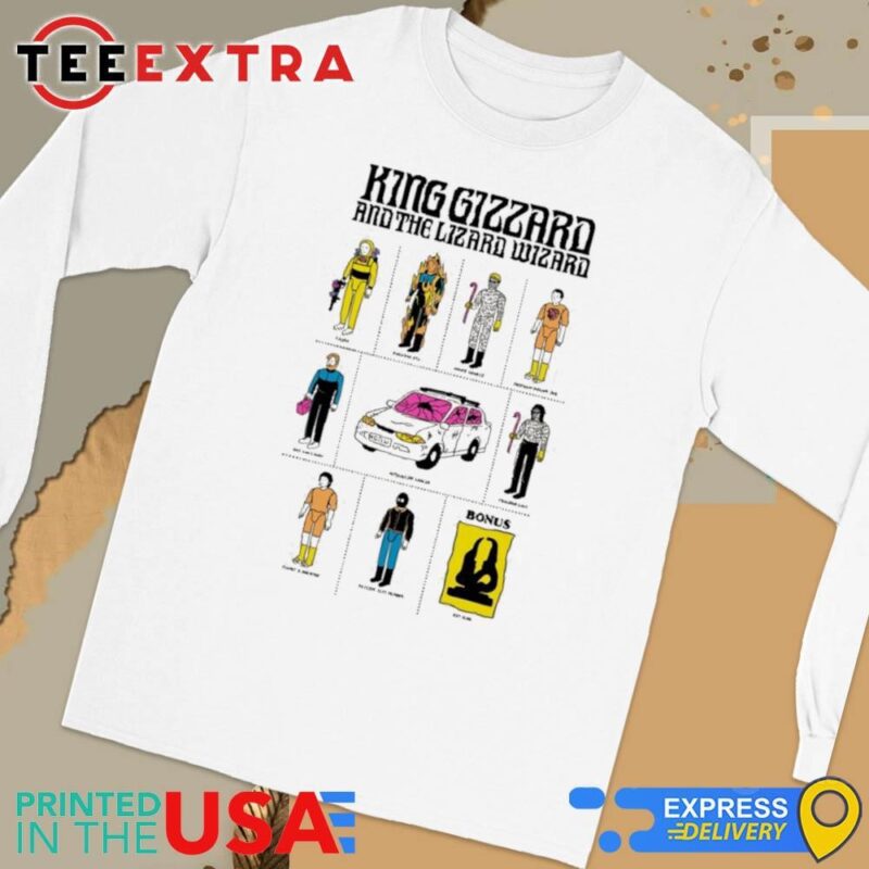 Official King Gizzard And The Lizard Wizard Rat Toys Sweater Pdoom Records Long Sleeve Tee