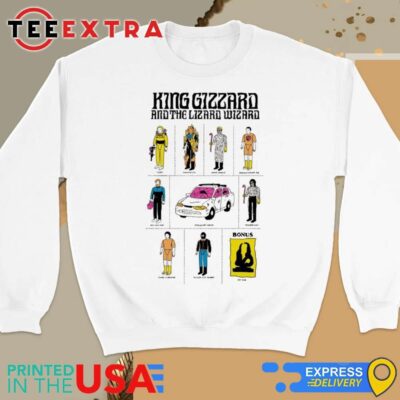 Official King Gizzard And The Lizard Wizard Rat Toys Sweater Pdoom Records Sweatshirt