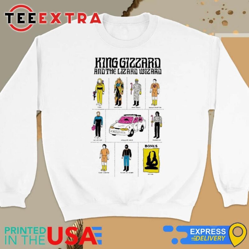 Official King Gizzard And The Lizard Wizard Rat Toys Sweater Pdoom Records Sweatshirt