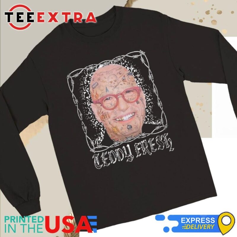 Official Teddy Fresh Merch Tattoo Howie Long Sleeve Tee