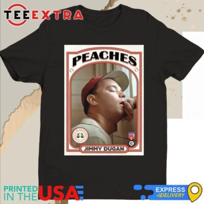 Official Coach Jimmy Dugan Baseball Card Shirt