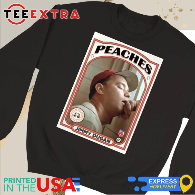 Official Coach Jimmy Dugan Baseball Card Sweatshirt