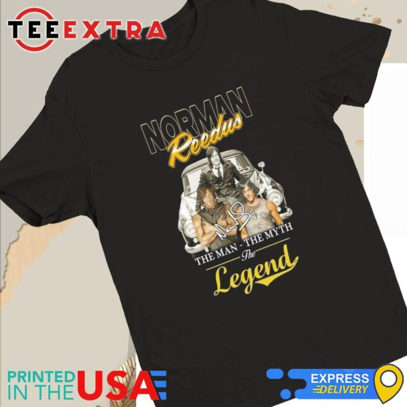 Official Norman Reedus The Man The Myth The Legend Signature Women Tee