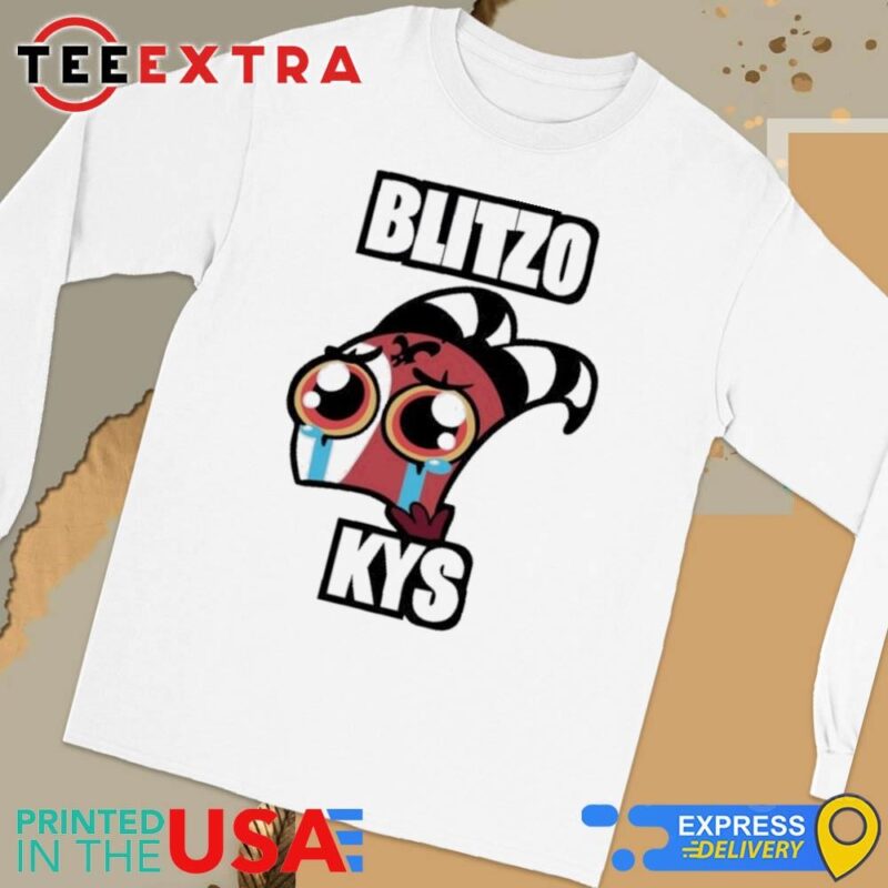 Official Shark Robot Merch Blitzo Kys Long Sleeve Tee