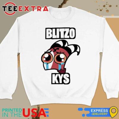 Official Shark Robot Merch Blitzo Kys Sweatshirt