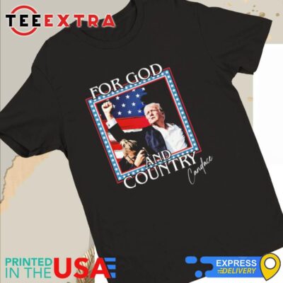 Original Trump Candace Owens For God And Country Trump Attempt Trump Shooting 2024 Women Tee