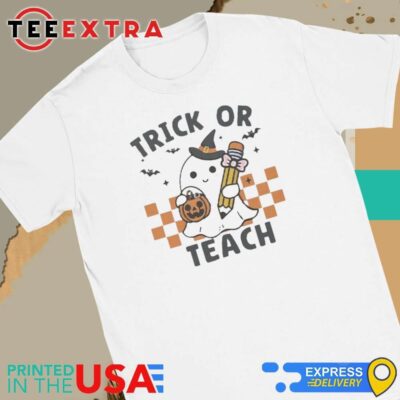 Official Trick Or Teach Teacher Halloween Women Tee
