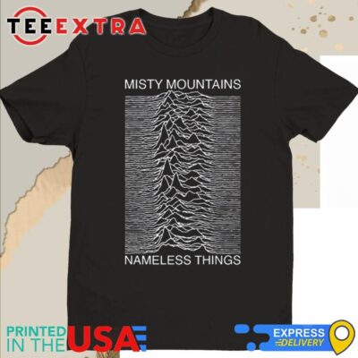 Official Rogue Print Co Misty Mountains Nameless Things Shirt