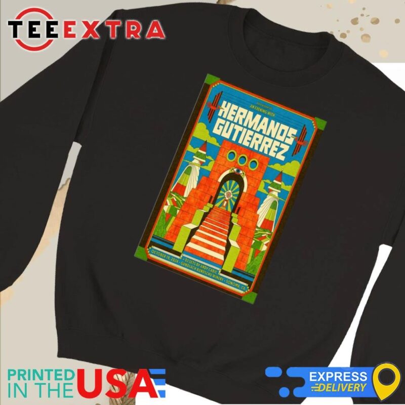 Official Hermanos Gutierrez October 19 2024 In Sonoma CA Tour Sweatshirt