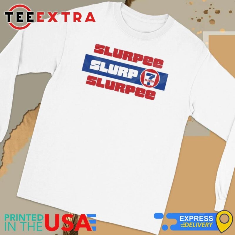 Official 7 Eleven Retro Slurpee Long Sleeve Tee