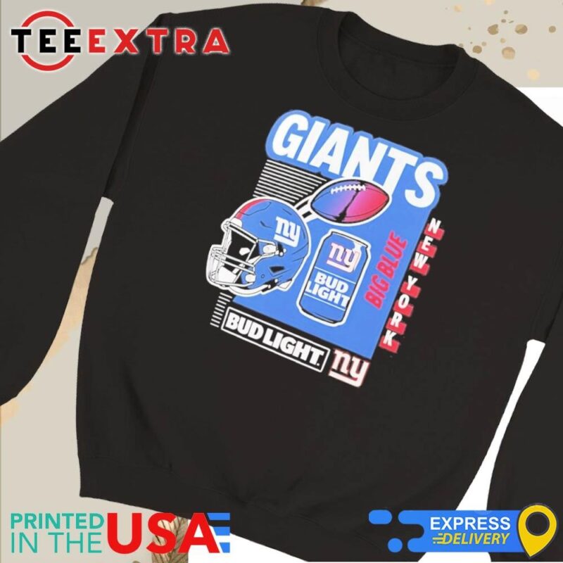 Official New York Giants Bud Light Big Blue Sweatshirt