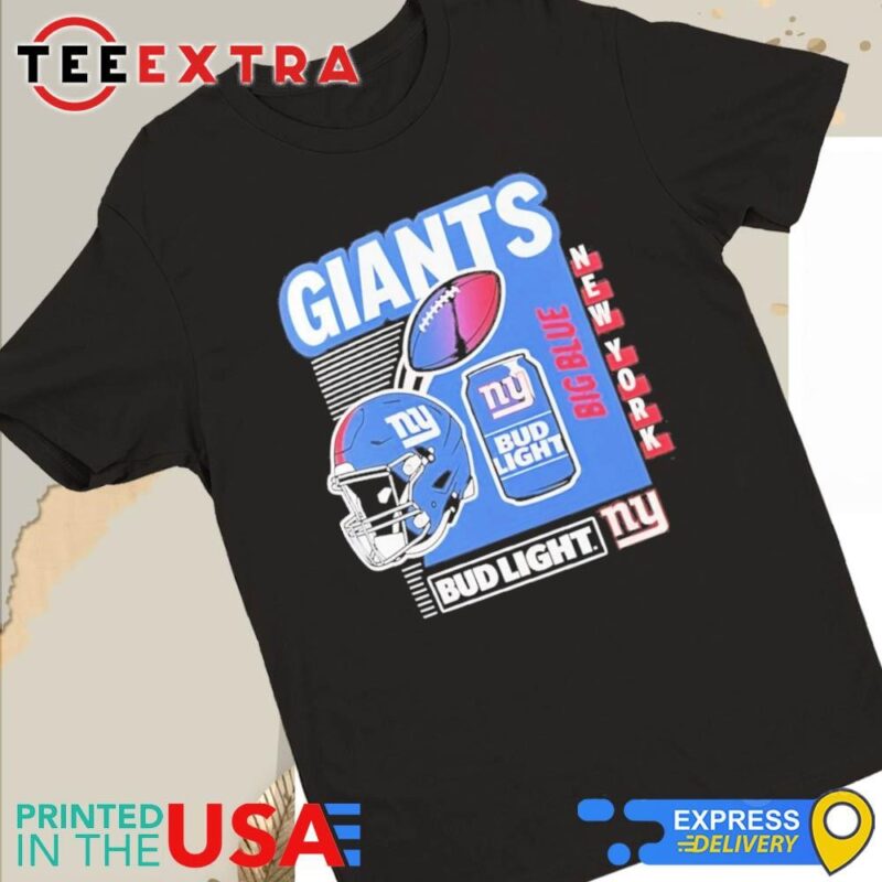 Official New York Giants Bud Light Big Blue Women Tee