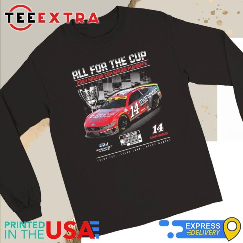 Official Chase Briscoe Stewart-Haas Racing Team 2024 NASCAR Cup Series Playoffs Long Sleeve Tee