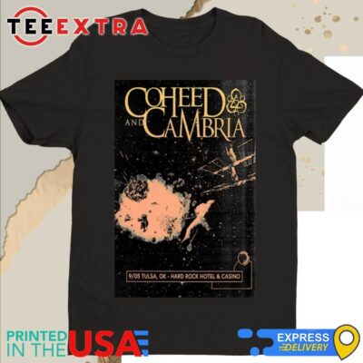 Official Coheed and Cambria Hard Rock Hotel & Casino, Tulsa, OK Sept 5, 2024 Shirt