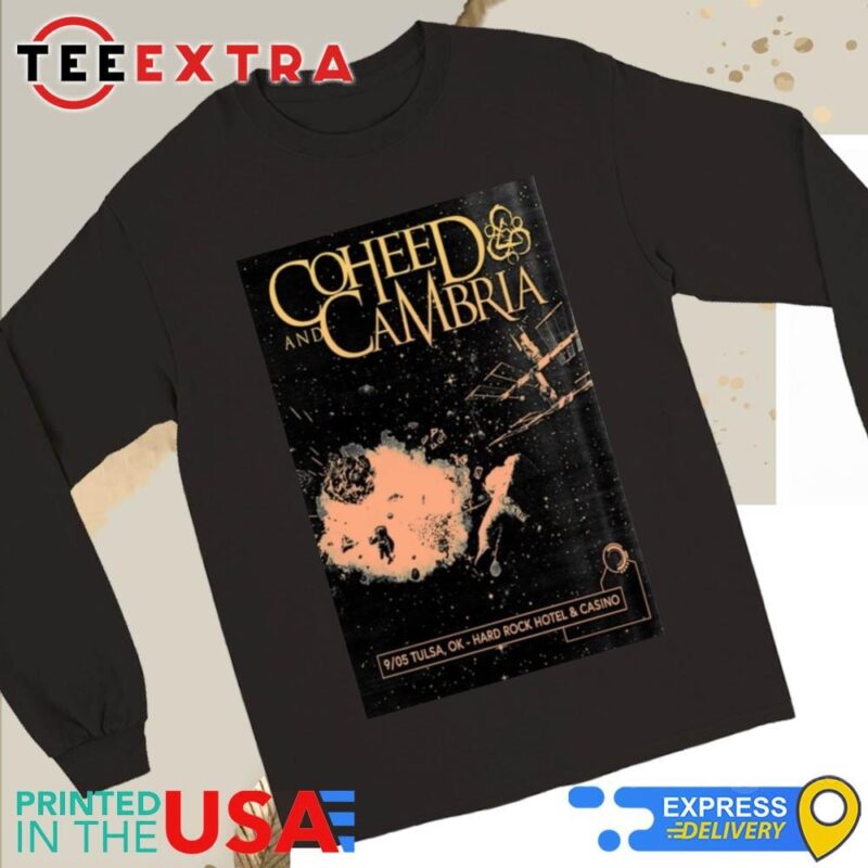 Official Coheed and Cambria Hard Rock Hotel & Casino, Tulsa, OK Sept 5, 2024 Long Sleeve Tee