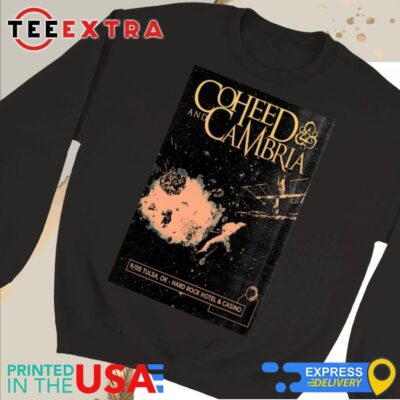Official Coheed and Cambria Hard Rock Hotel & Casino, Tulsa, OK Sept 5, 2024 Sweatshirt
