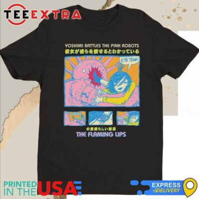 Official The Flaming Lips Yoshimi Tour Shirt