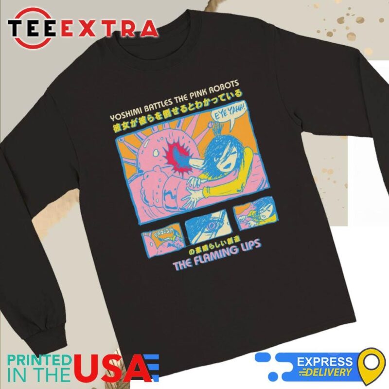 Official The Flaming Lips Yoshimi Tour Long Sleeve Tee