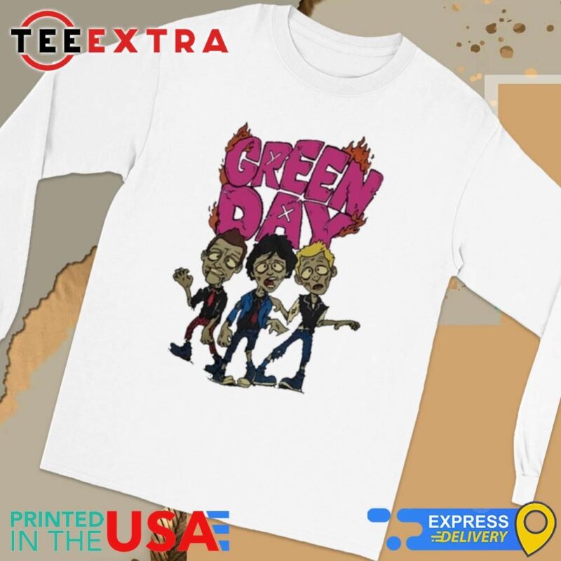 Official Green Day Zombie Tour 2024 Long Sleeve Tee
