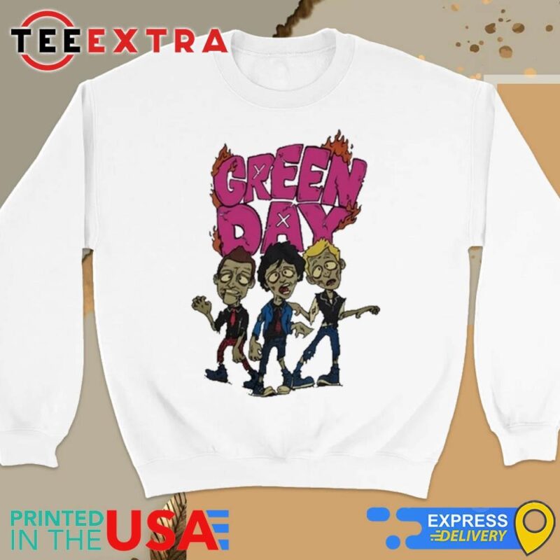 Official Green Day Zombie Tour 2024 Sweatshirt
