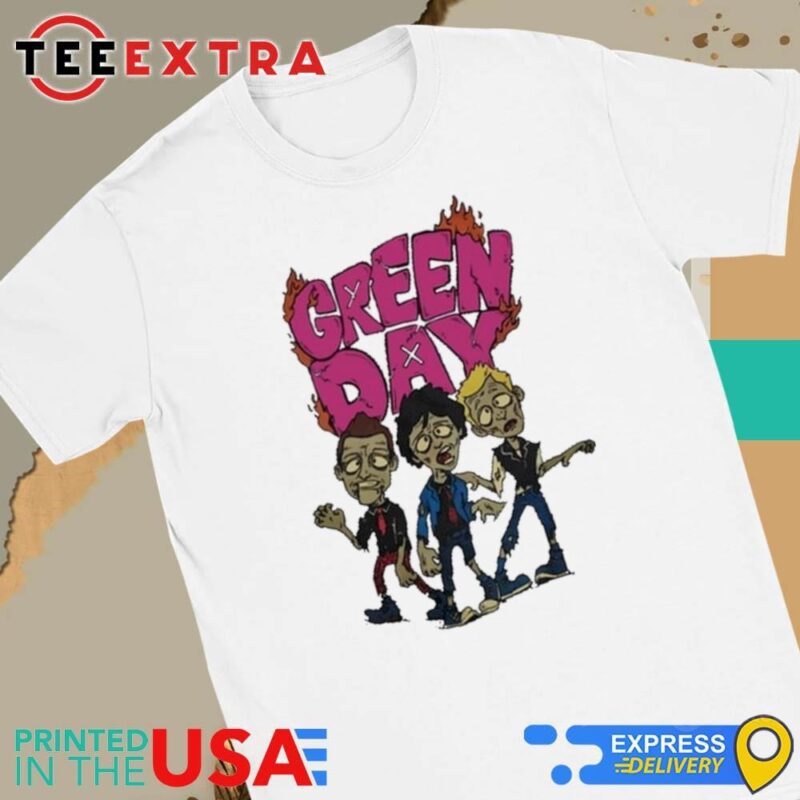 Official Green Day Zombie Tour 2024 Women Tee