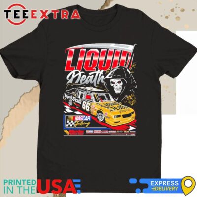 Official NASCAR x Liquid Death Thirst Hearse Tri-Blend Shirt