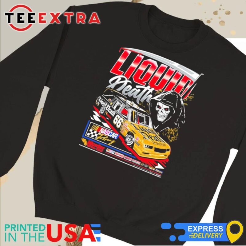 Official NASCAR x Liquid Death Thirst Hearse Tri-Blend Sweatshirt