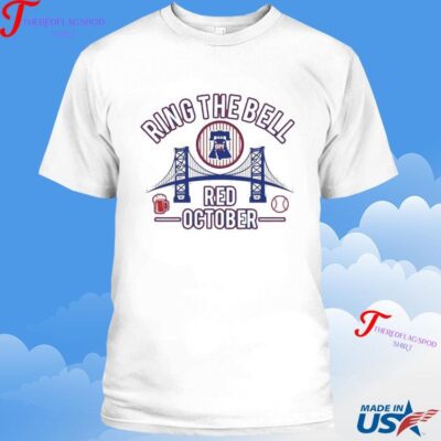 Official Ring The Bell Red October Philadelphia Phillies T-shirt