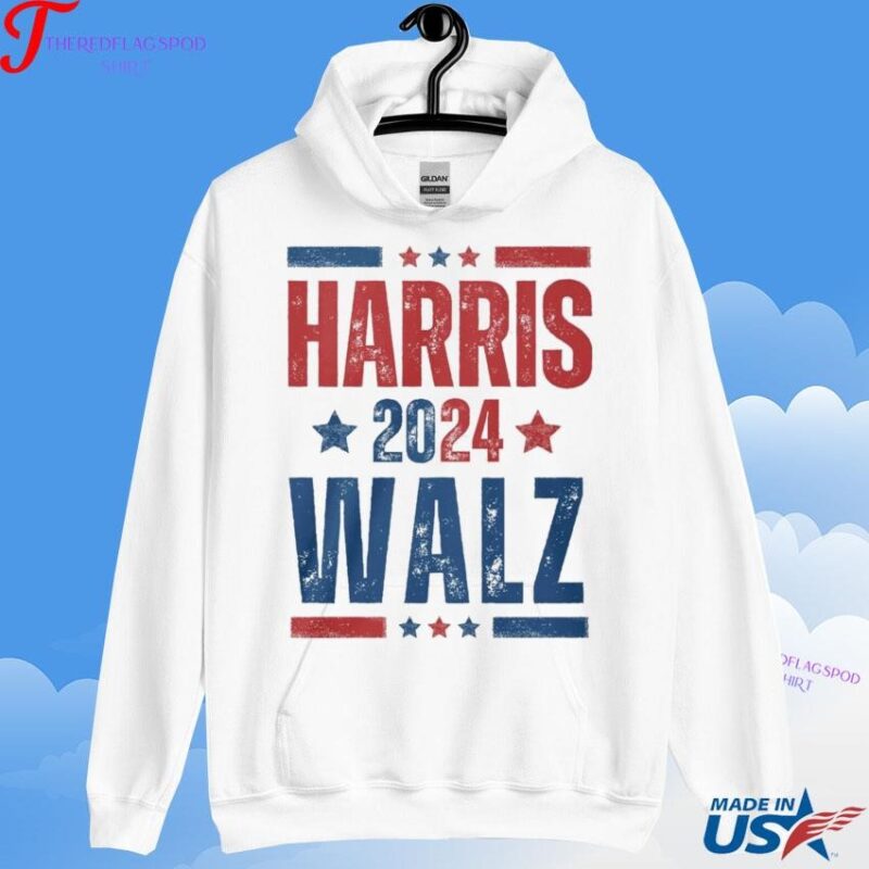 Official Kamala Harris Walz 2024 Hoodie