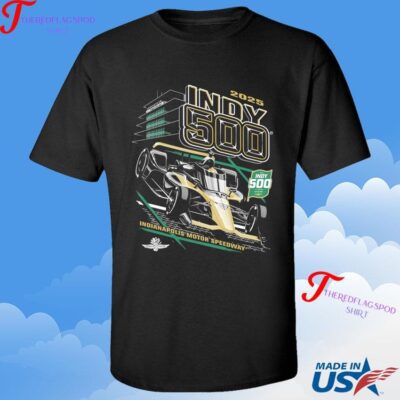 Official 2025 Indy 500 Ghost Car Indianapolis Motor Speedway Shirt