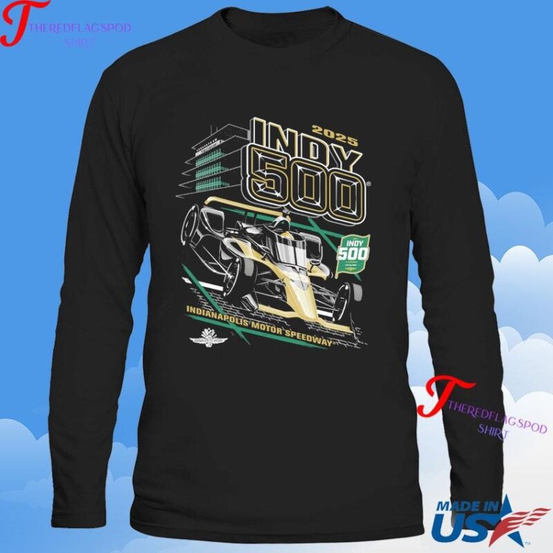 Official 2025 Indy 500 Ghost Car Indianapolis Motor Speedway Sweatshirt
