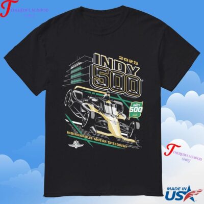 Official 2025 Indy 500 Ghost Car Indianapolis Motor Speedway T-Shirt