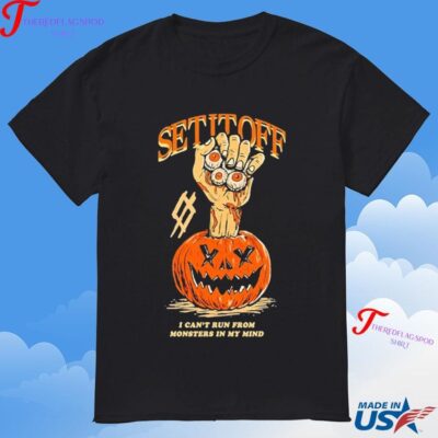 Official Pumpkin By Set It Off Band Halloween T-Shirt