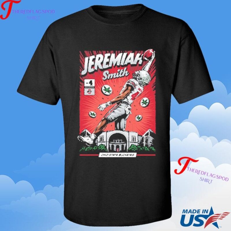 Ohio State Buckeyes 4 Jeremiah Smith NIL Comic Shirt