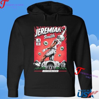 Ohio State Buckeyes 4 Jeremiah Smith NIL Comic Hoodie
