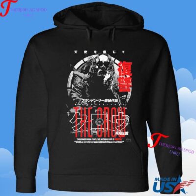 Official The Crow Buildings Burn People Die But Real Love Is Forever 2024 Hoodie
