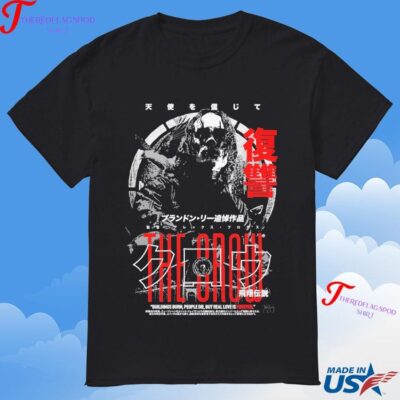 Official The Crow Buildings Burn People Die But Real Love Is Forever 2024 T-Shirt