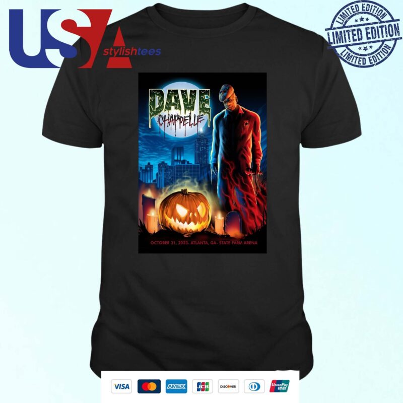 Original Dave Chappelle Oct 31, 2023 State Farm Arena Atlanta Georgia T-shirt