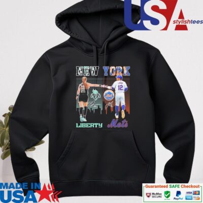 Official Sabrina Ionescu New York Liberty X Francisco Lindor New York Mets hoodie