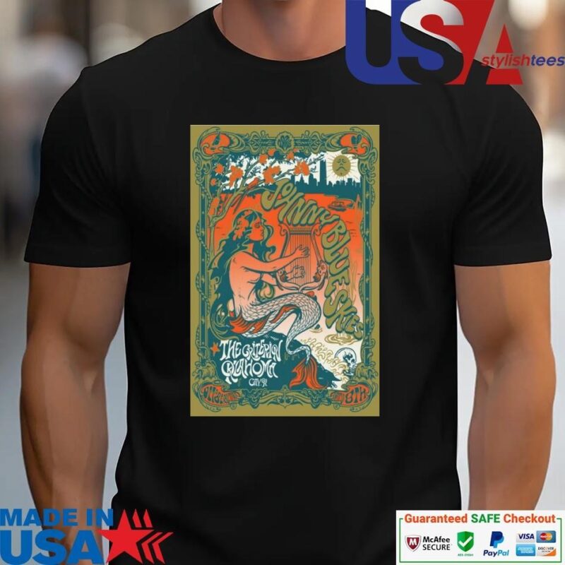 Official Johnny Blue Skies October 8, 2024 The Criterion Oklahoma City, OK Tour unisex