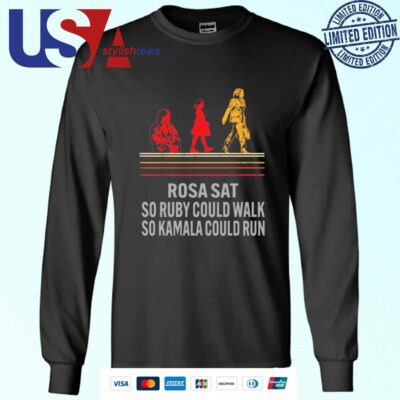 Rosa Sat So Ruby Could Walk So Kamala Could Run Sweater