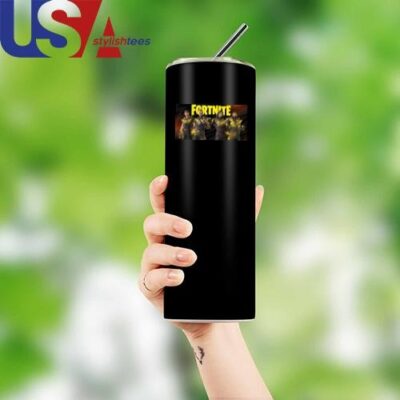 Official Metallica X Fortnite Collaboration 2024 Poster Mug, Tumbler Tumbler 12oz Black